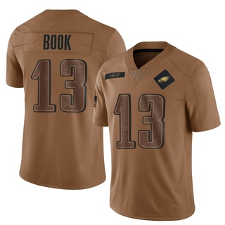 Limited Ian Book Men's Philadelphia Eagles 2023 Salute To Service Jersey - Brown