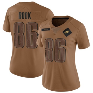 Limited Ian Book Women's Philadelphia Eagles 2023 Salute To Service Jersey - Brown